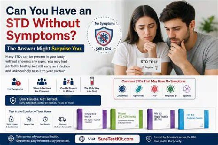 Can you have a STD for years and not know?