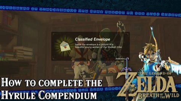Do you get anything for completing the hyrule compendium?