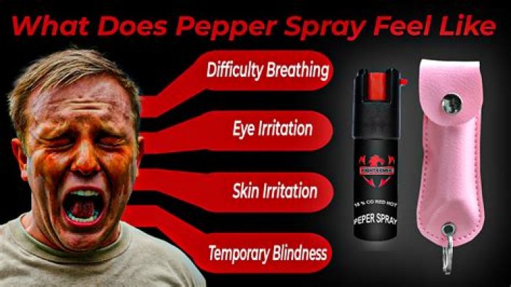 Does pepper spray save lives?