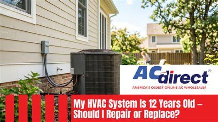 How do I know how old my HVAC is?