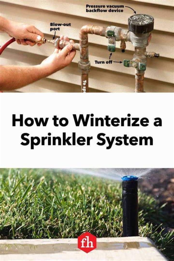 How do I winterize my sprinklers without a compressor?