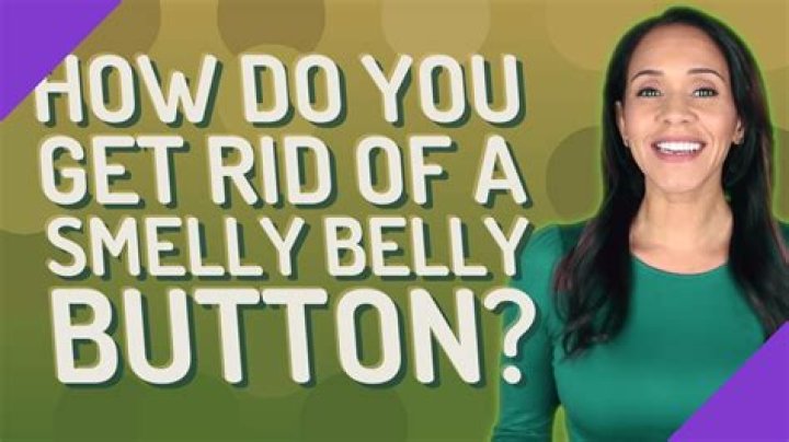 How do you get rid of a smelly belly button?