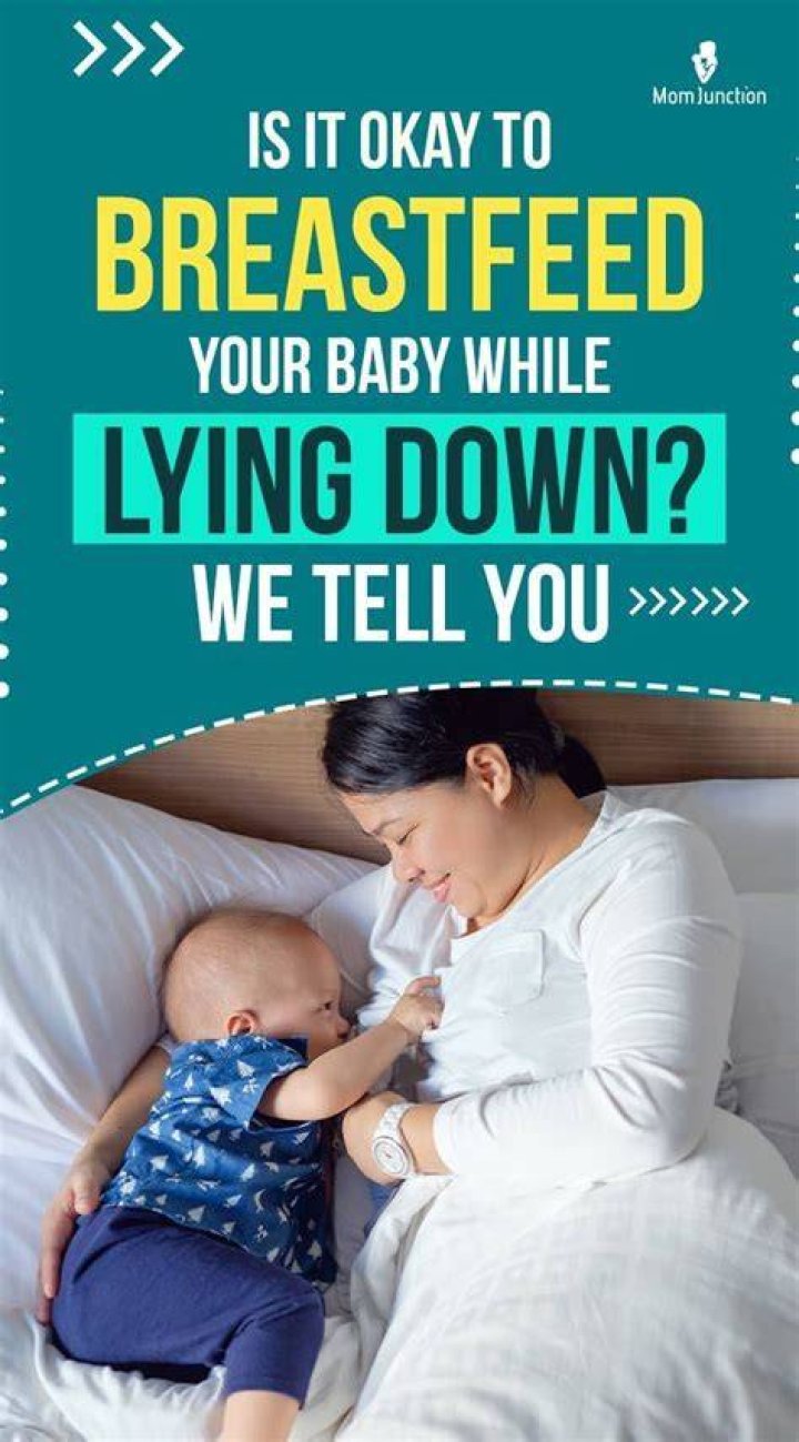 Is it OK to breastfeed a baby lying down?