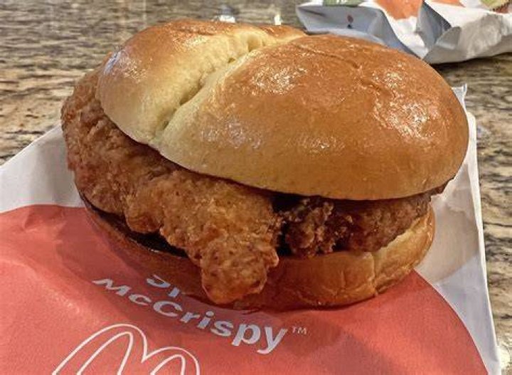 Is McDonald's chicken sandwich 100% chicken?