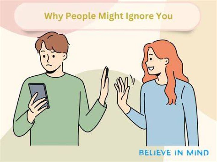 Should you ignore someone who hurt you?