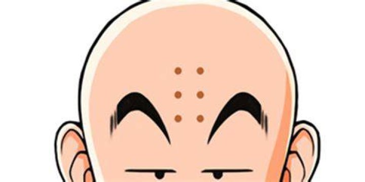 What do the 6 dots on Krillin's head?