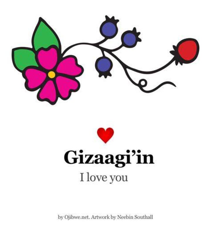 What is I love you in Ojibwe?