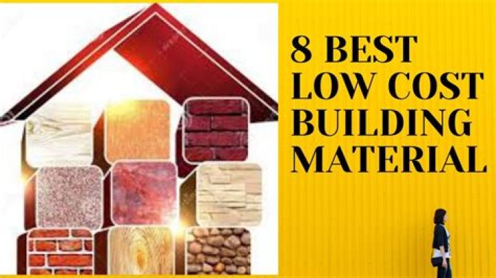 What is the least expensive building material?