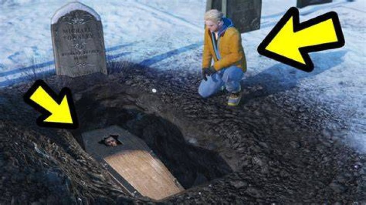 Where is Brad buried in GTA 5?