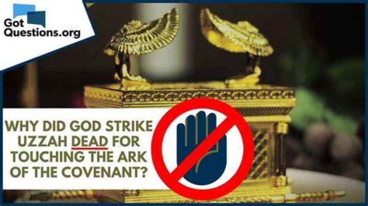 Who was the person killed by touching the Ark of the Covenant?